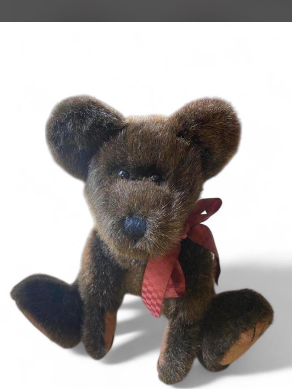 Vintage Dark chocolate Brown Boyd's Bear Perfect condition